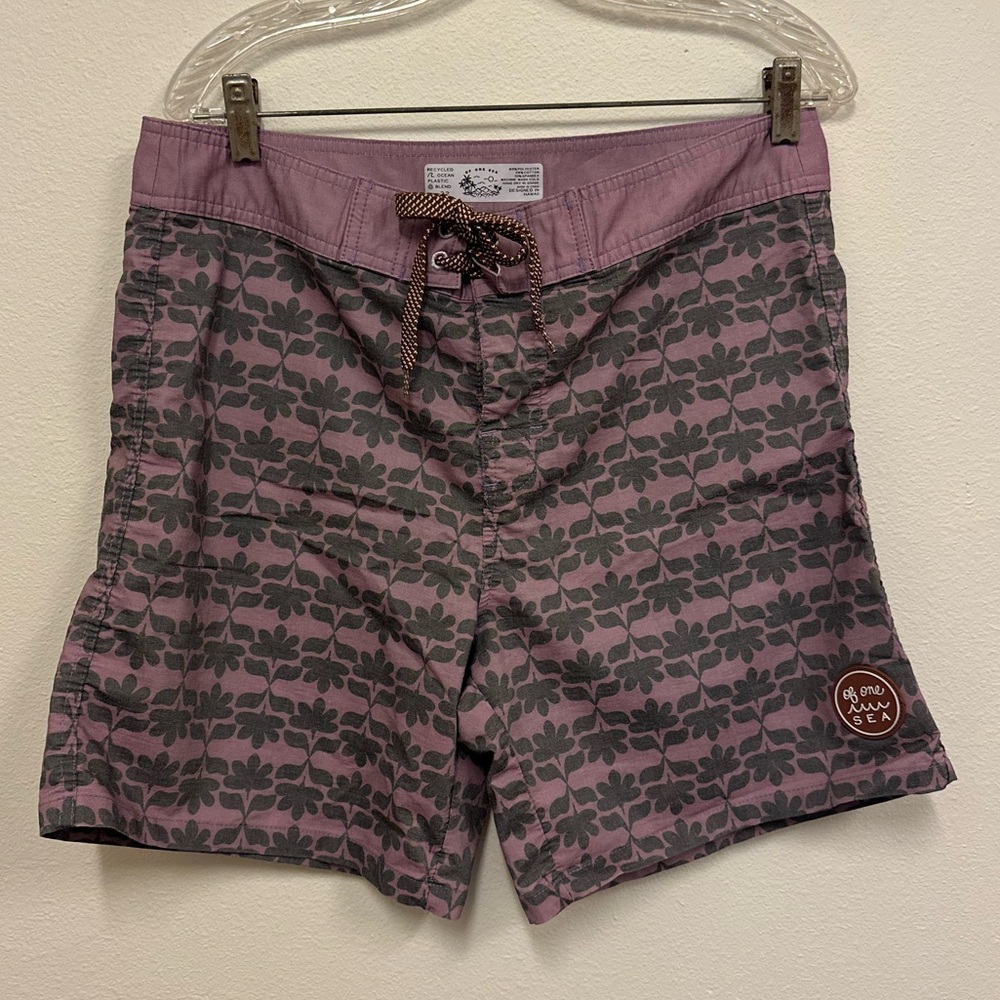 Men's Purple Swim Board Shorts